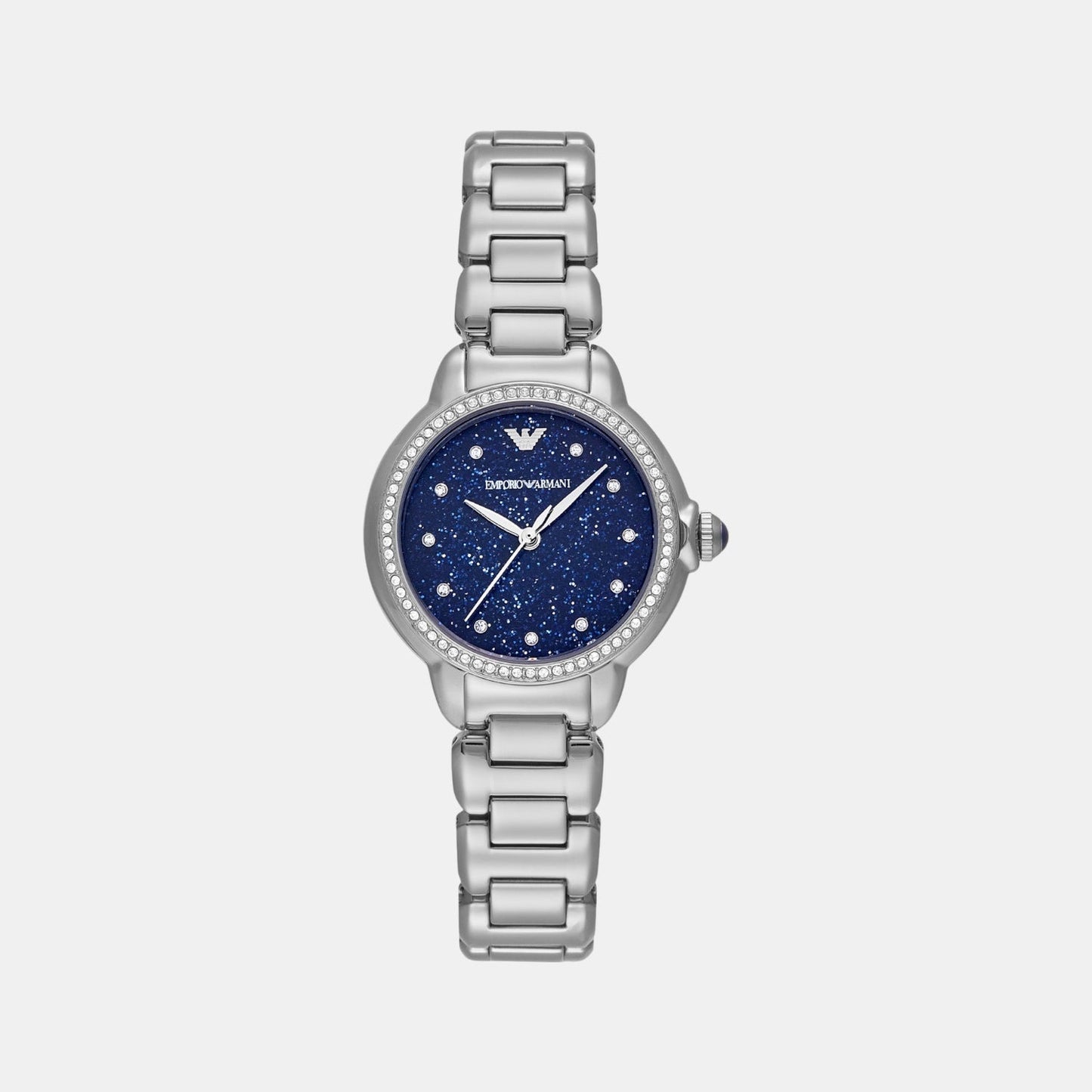 Women Quartz Mother Of Pearl Dial Analog Stainless Steel Watch AR11630