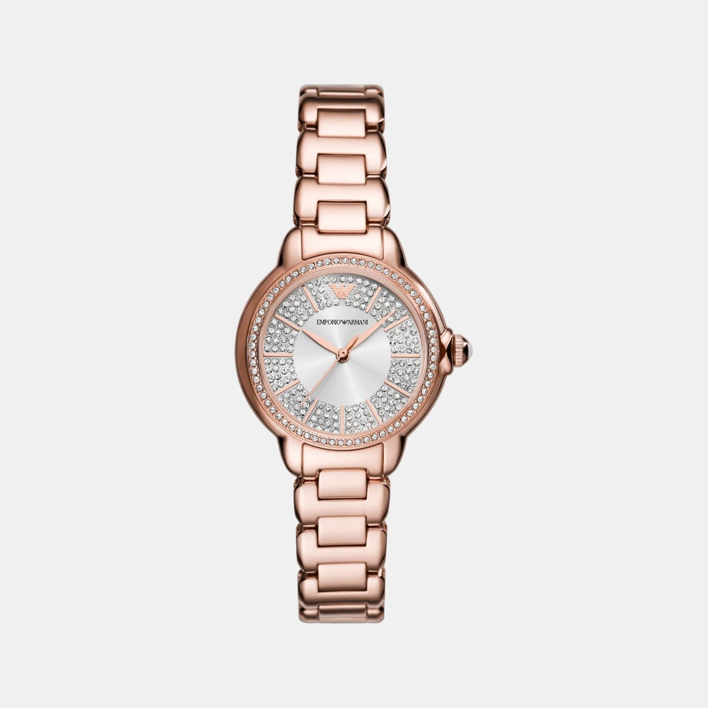 Women Quartz Mother Of Pearl Dial Analog Stainless Steel Watch AR11633
