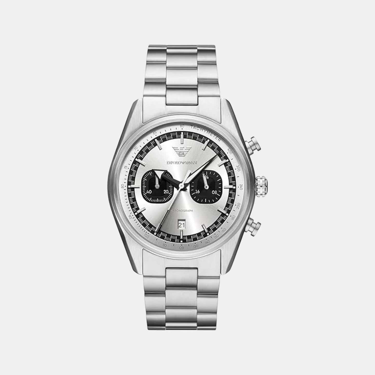 Na Men Quartz Multicolour Dial Chronograph Stainless Steel Watch AR11636