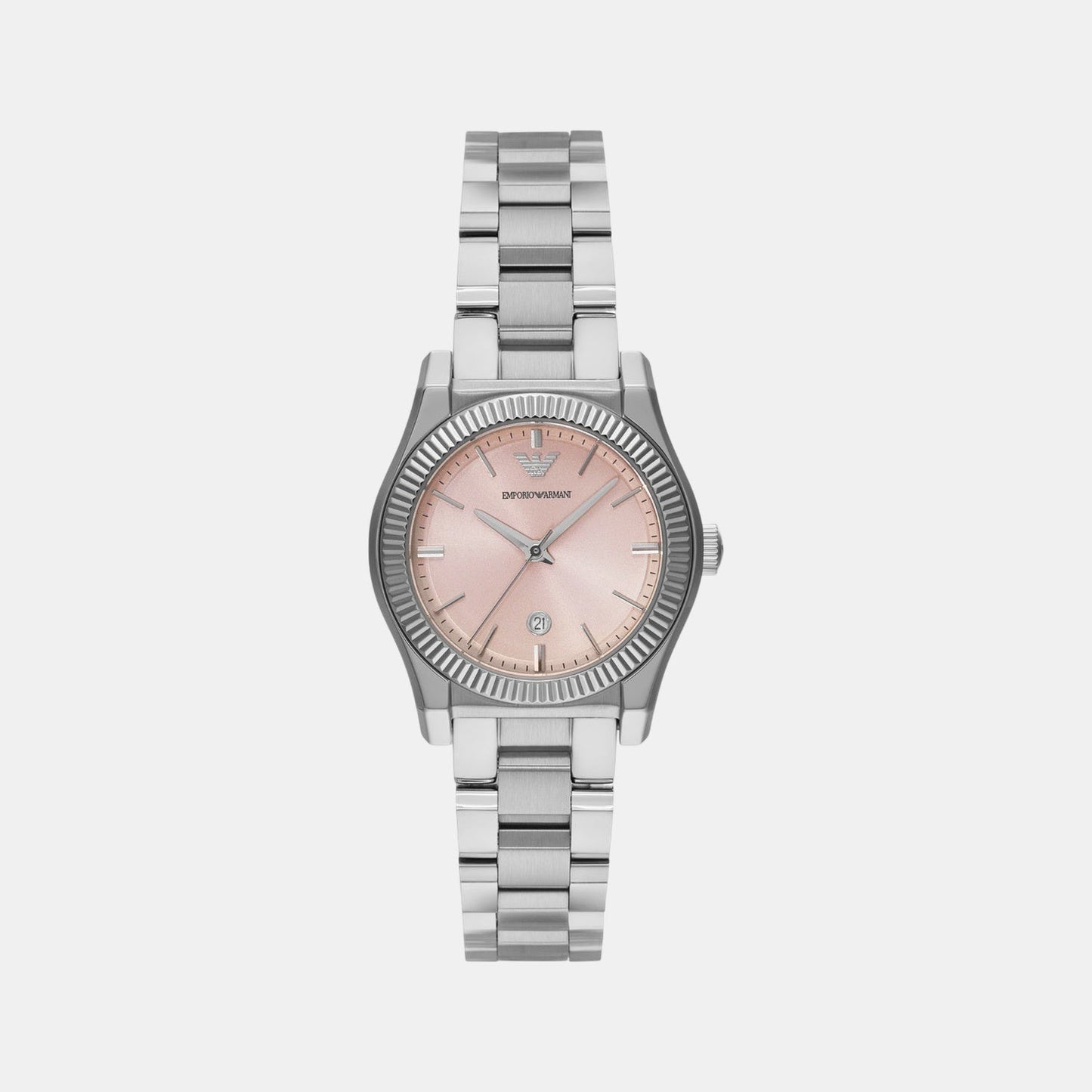 Women Quartz Blue Dial Analog Stainless Steel Watch AR11658