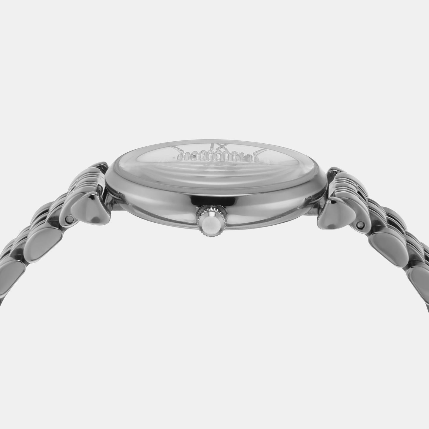 Gianni T-Bar Women Quartz Black Dial Analog Stainless Steel Watch AR1925