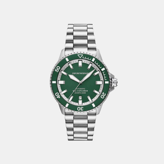 Sea Explorer Men Automatic Green Dial Analog Stainless Steel Watch AR60088