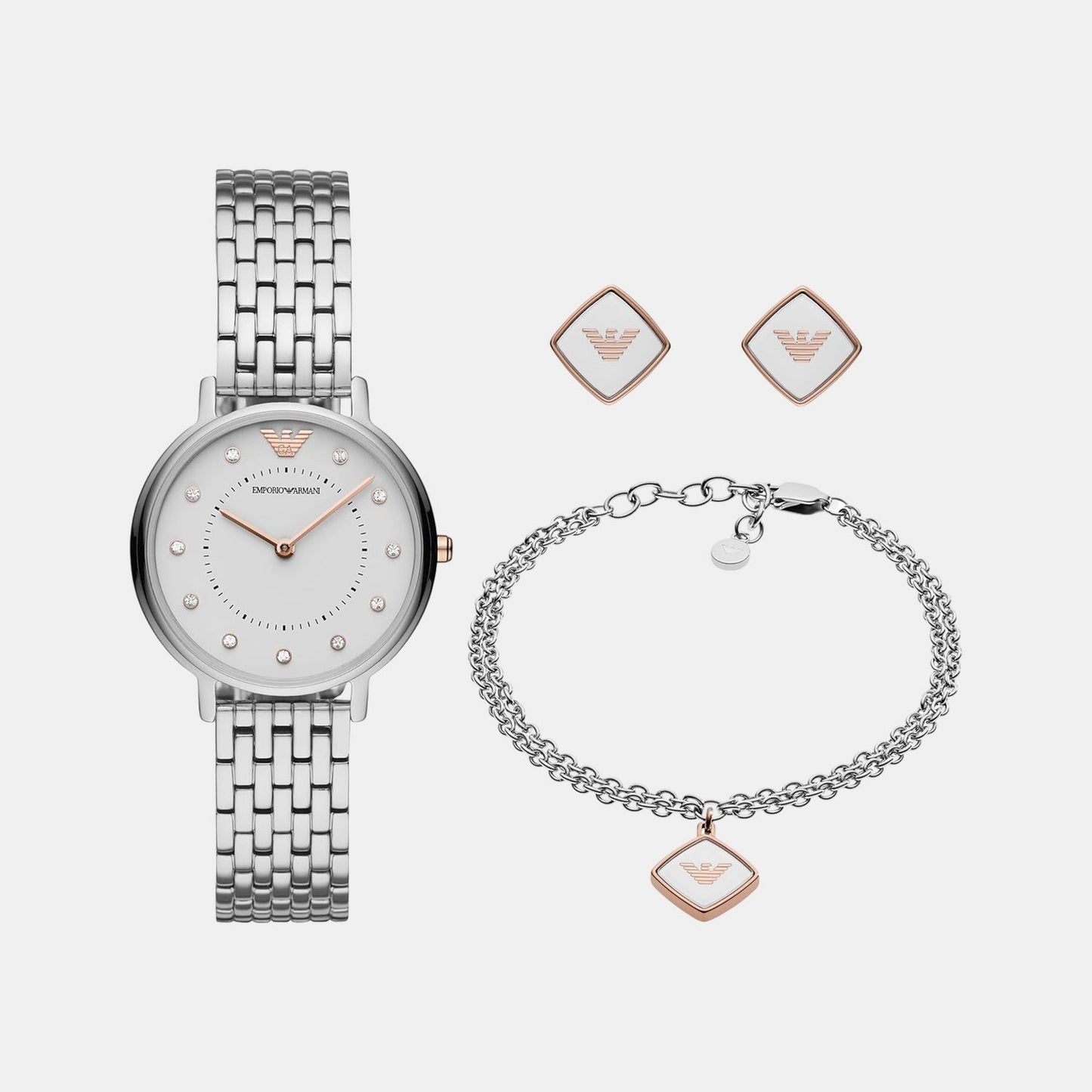 Women Quartz Black Dial Analog Stainless Steel Watch AR80023