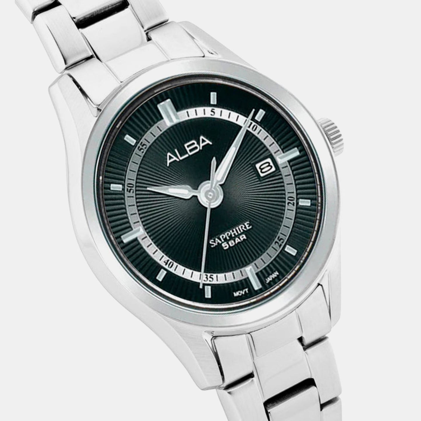 Prestige Men Quartz Black Dial Analog Stainless Steel Watch AS9R19X1