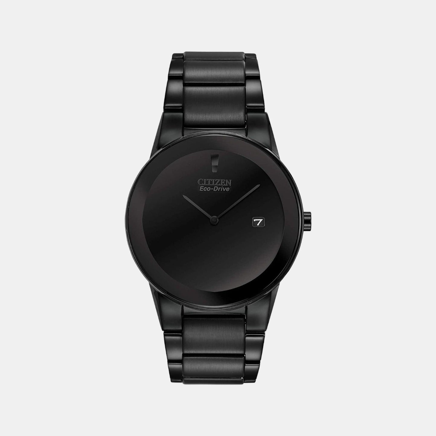 Axiom Men Quartz Black Dial Analog Stainless Steel Watch AU1065-58E