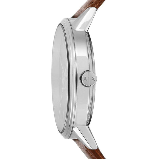 Armani Exchange Men Leather Analog Wrist Watch AX2718