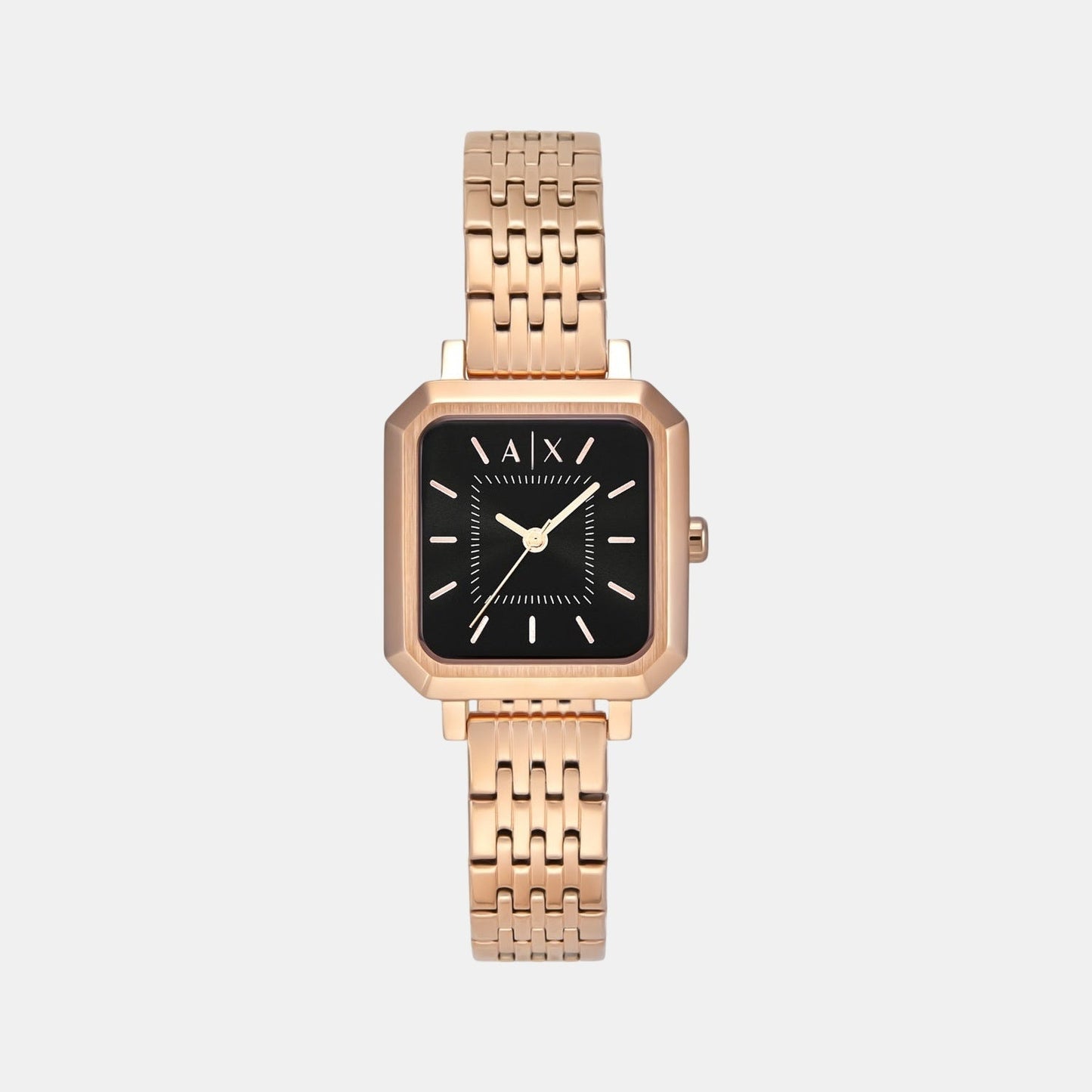 Women Quartz Brown Dial Analog Stainless Steel Watch AX5729