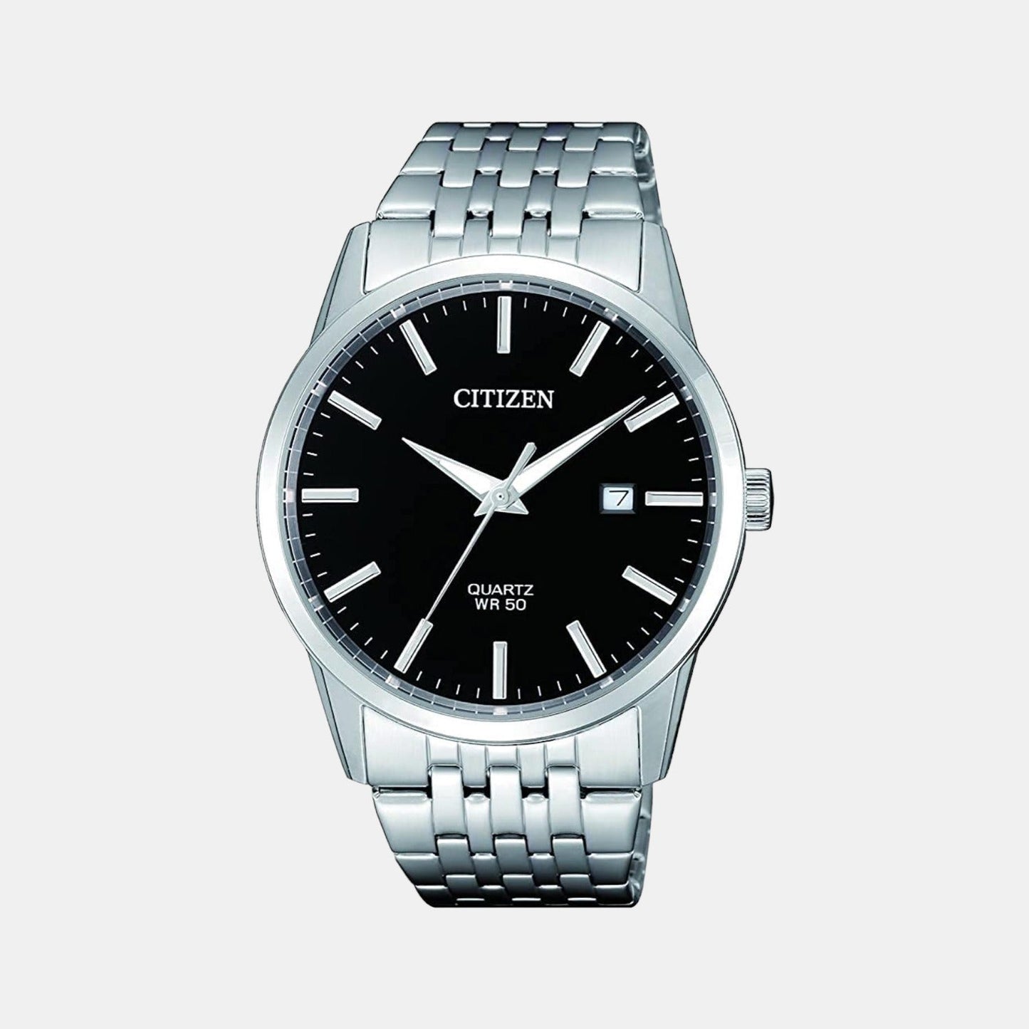 Citizen X Men Quartz Black Dial Analog Stainless Steel Watch BI5000-87E