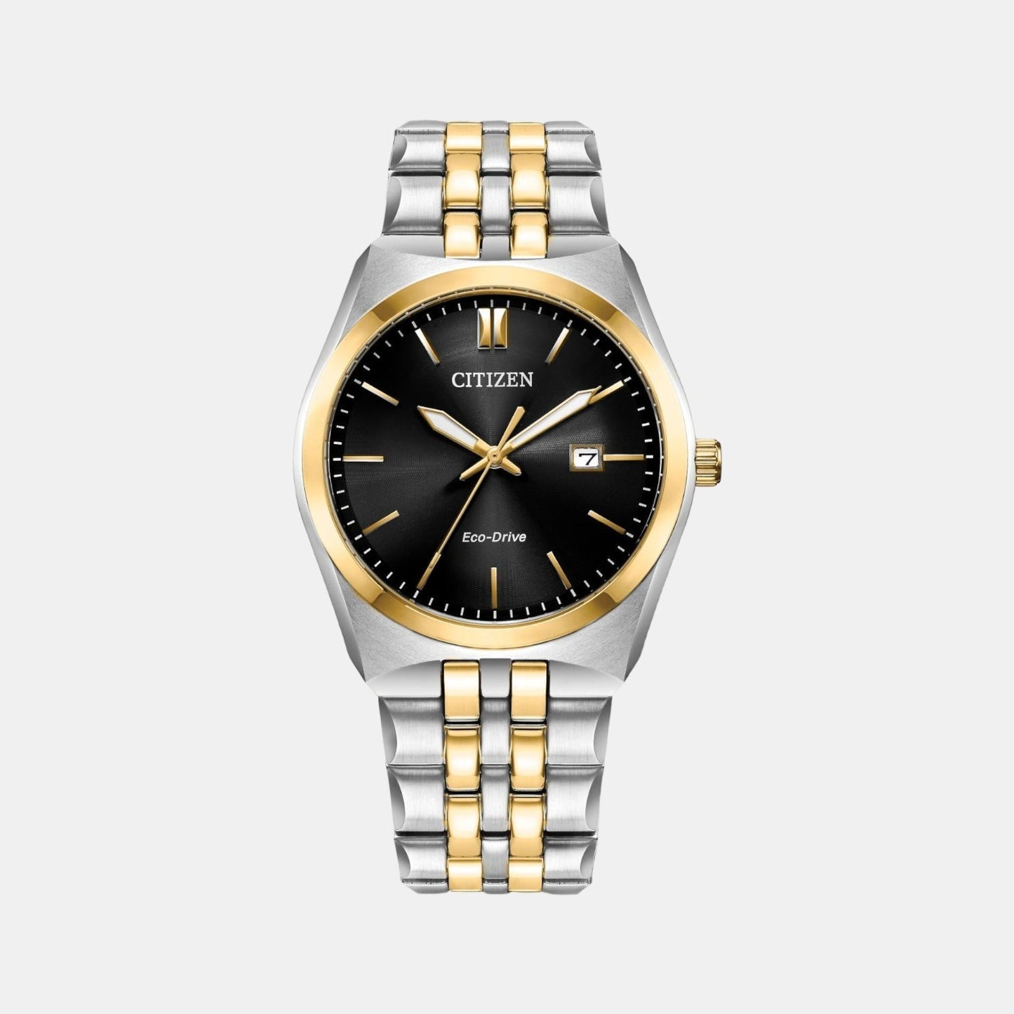 Corso Men Quartz Black Dial Analog Stainless Steel Watch BM7334-58E