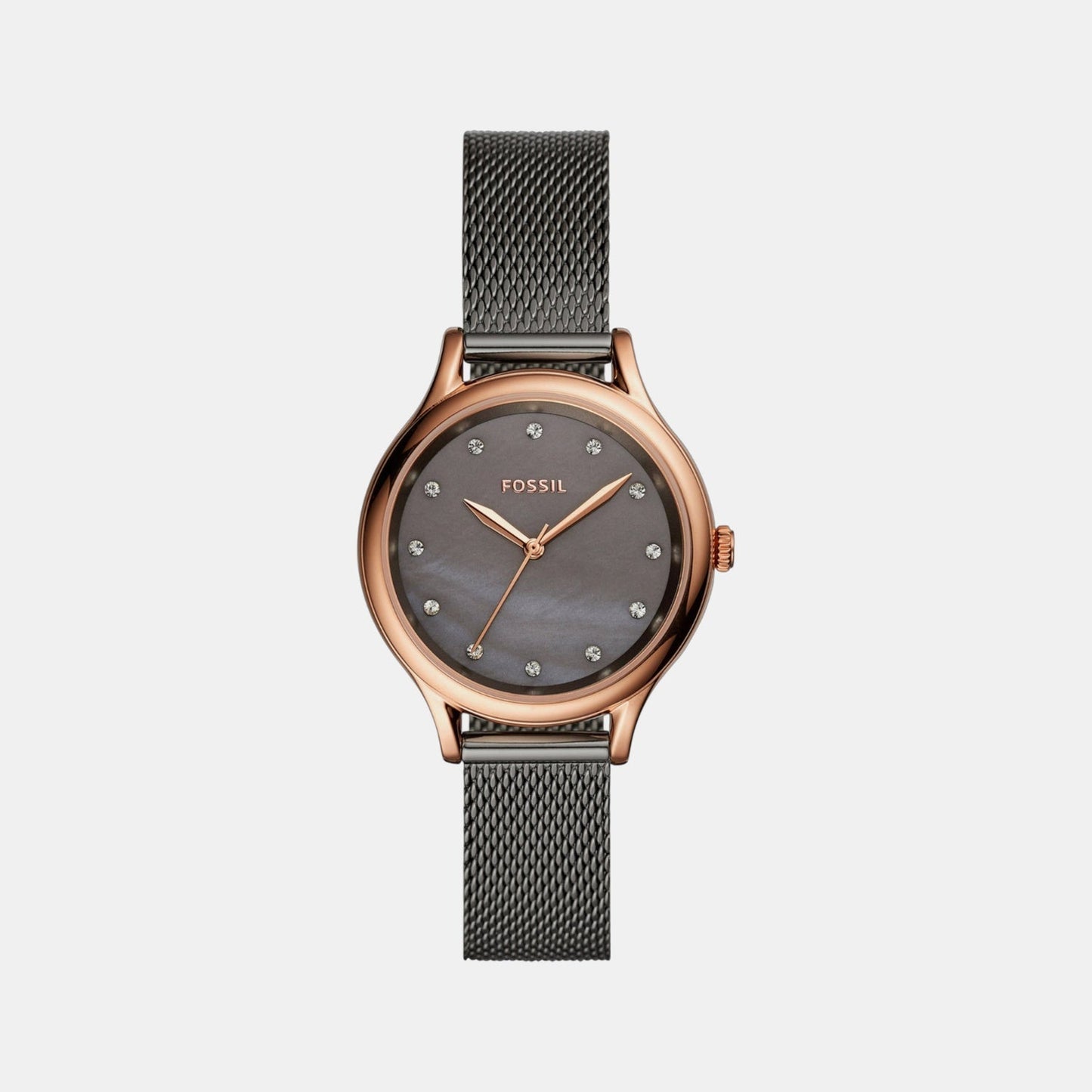 Laney Women Quartz Mother Of Pearl Dial Analog Mesh Watch BQ3393