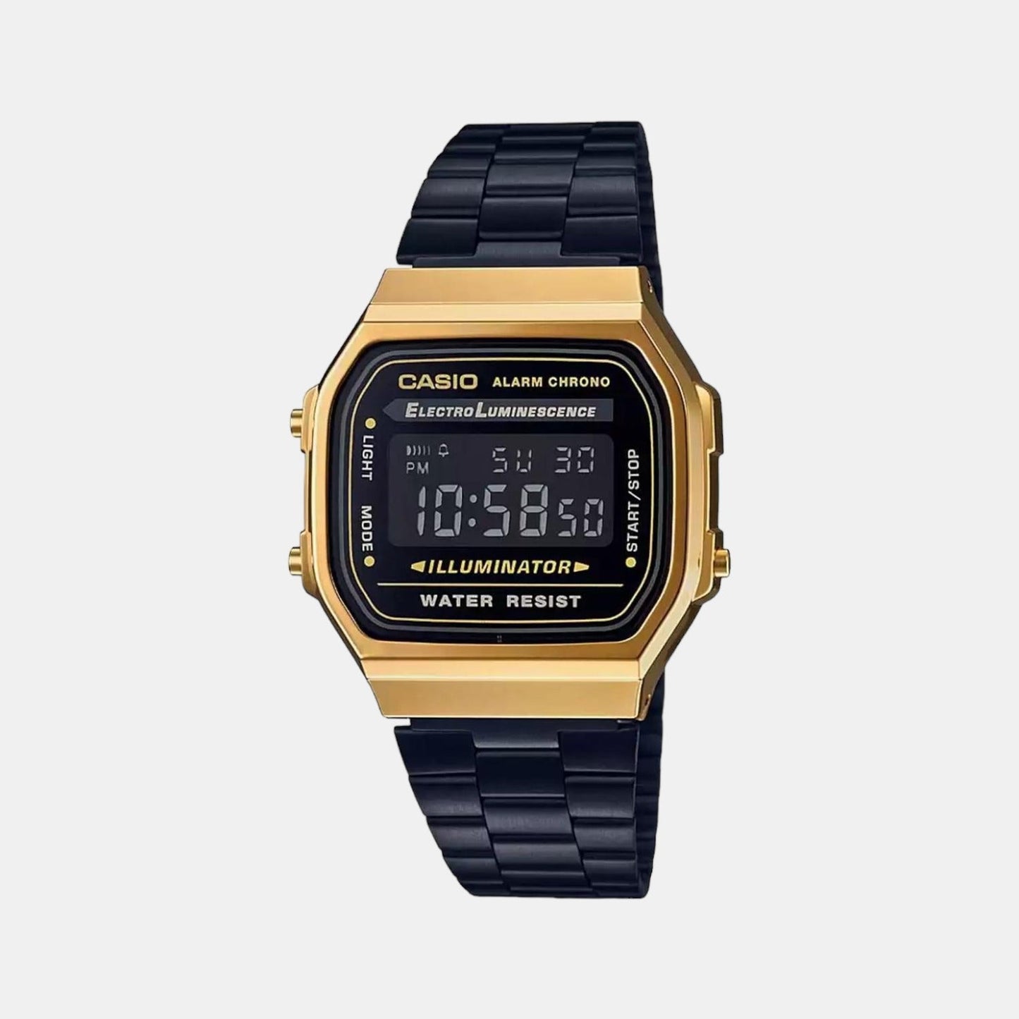 Vintage Unisex Quartz Black Dial Digital Stainless Steel Watch D148 - Casio watch