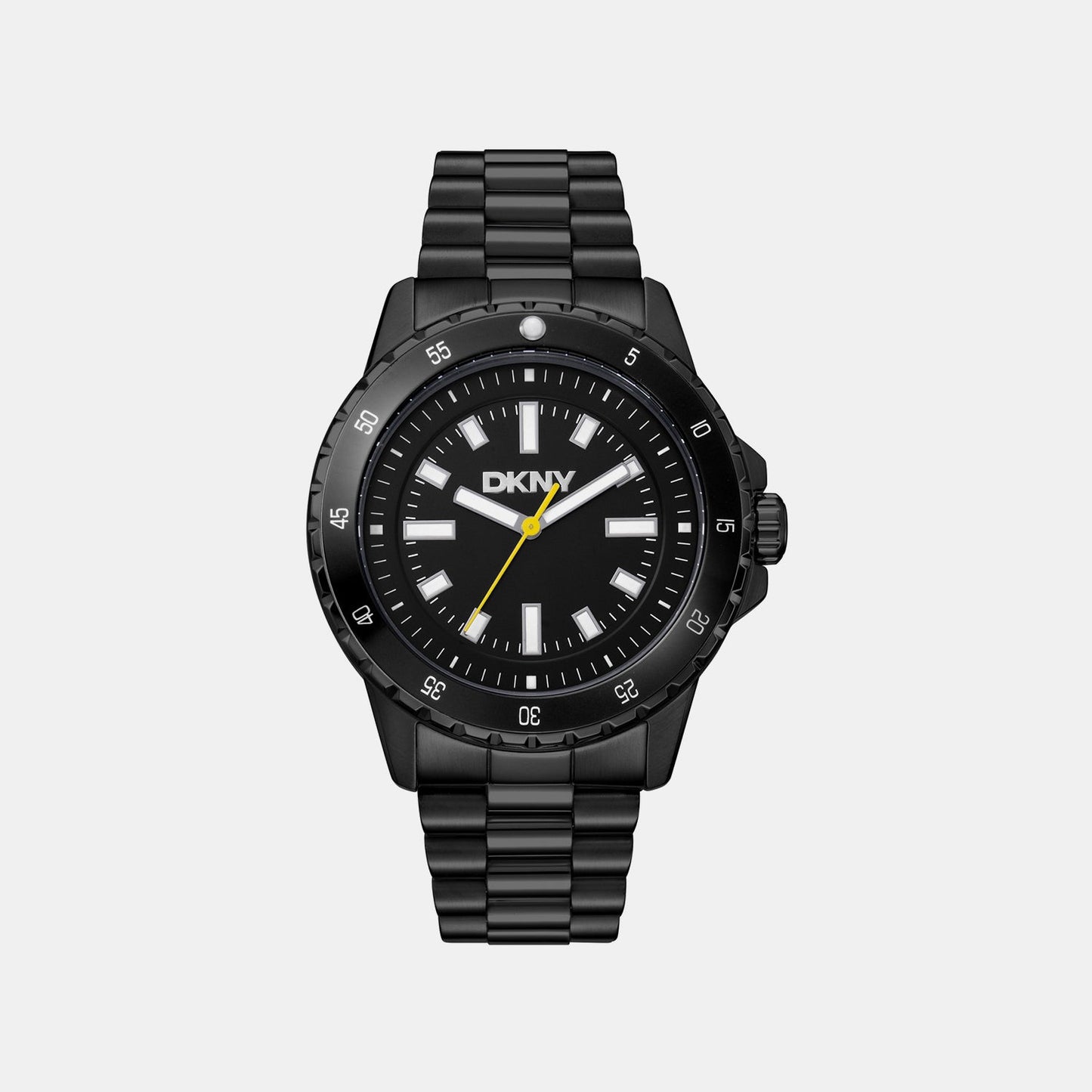 Active Men Quartz Black Dial Analog Stainless Steel Watch DK1G130M0085