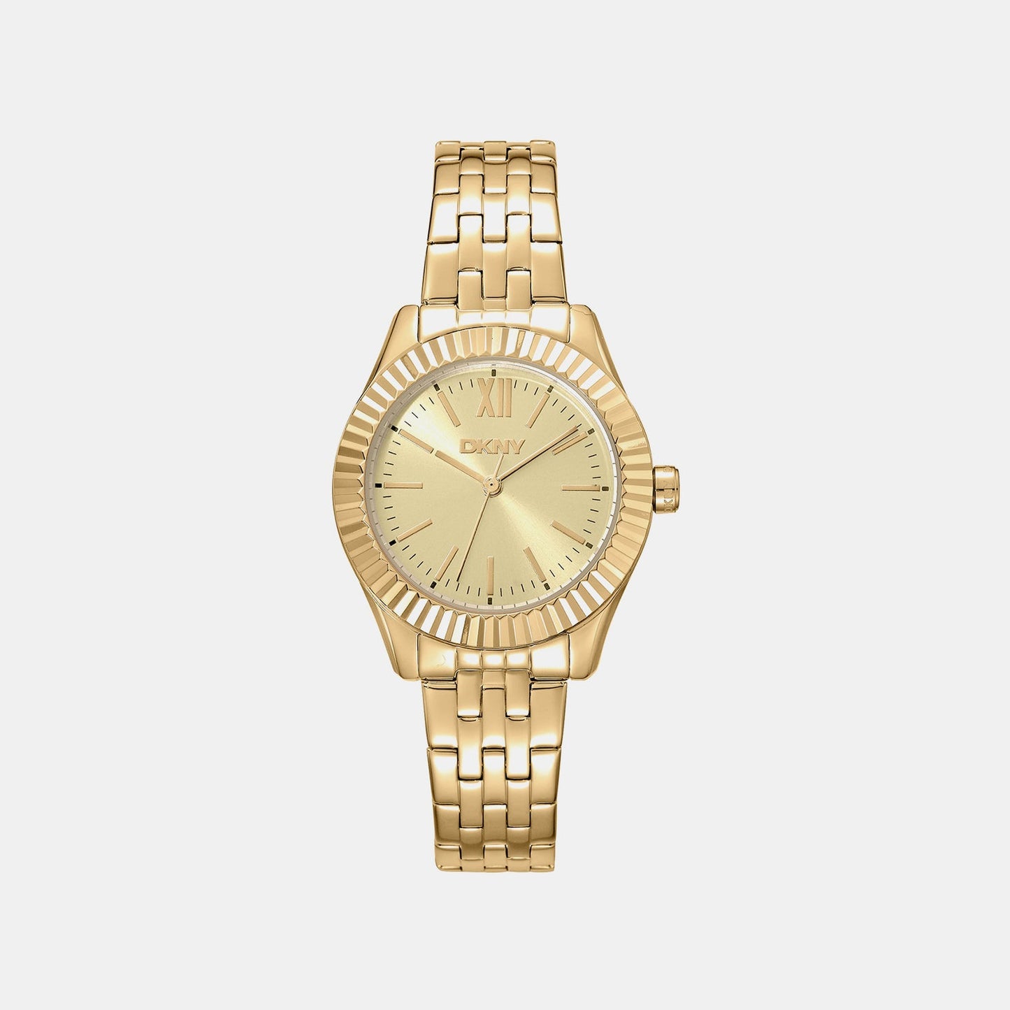 Everyday Women Quartz Champagne Dial Analog Stainless Steel Watch DK1L017M1065