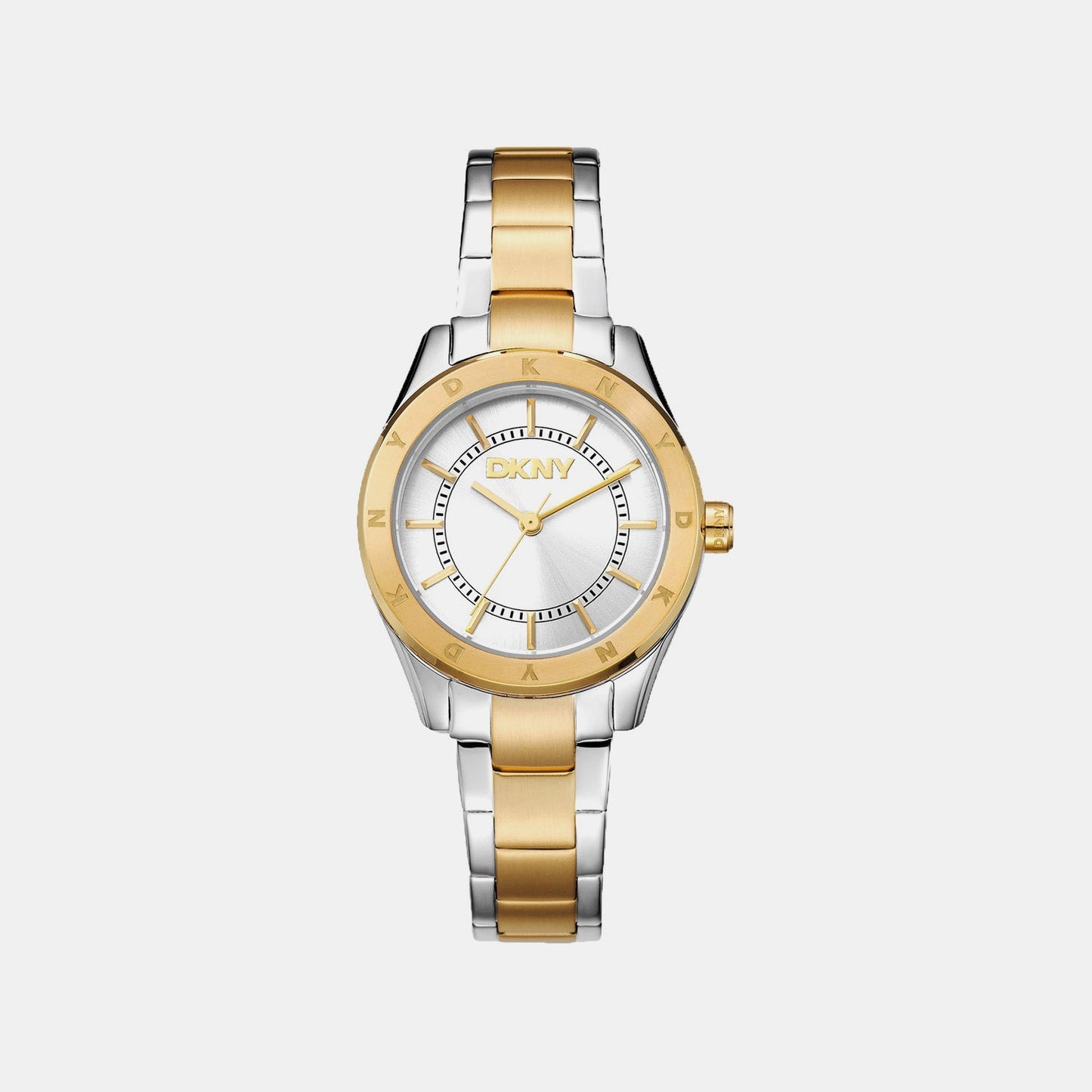 Chambers Sport Women Quartz Silver Dial Analog Stainless Steel Watch DK1L018M0055
