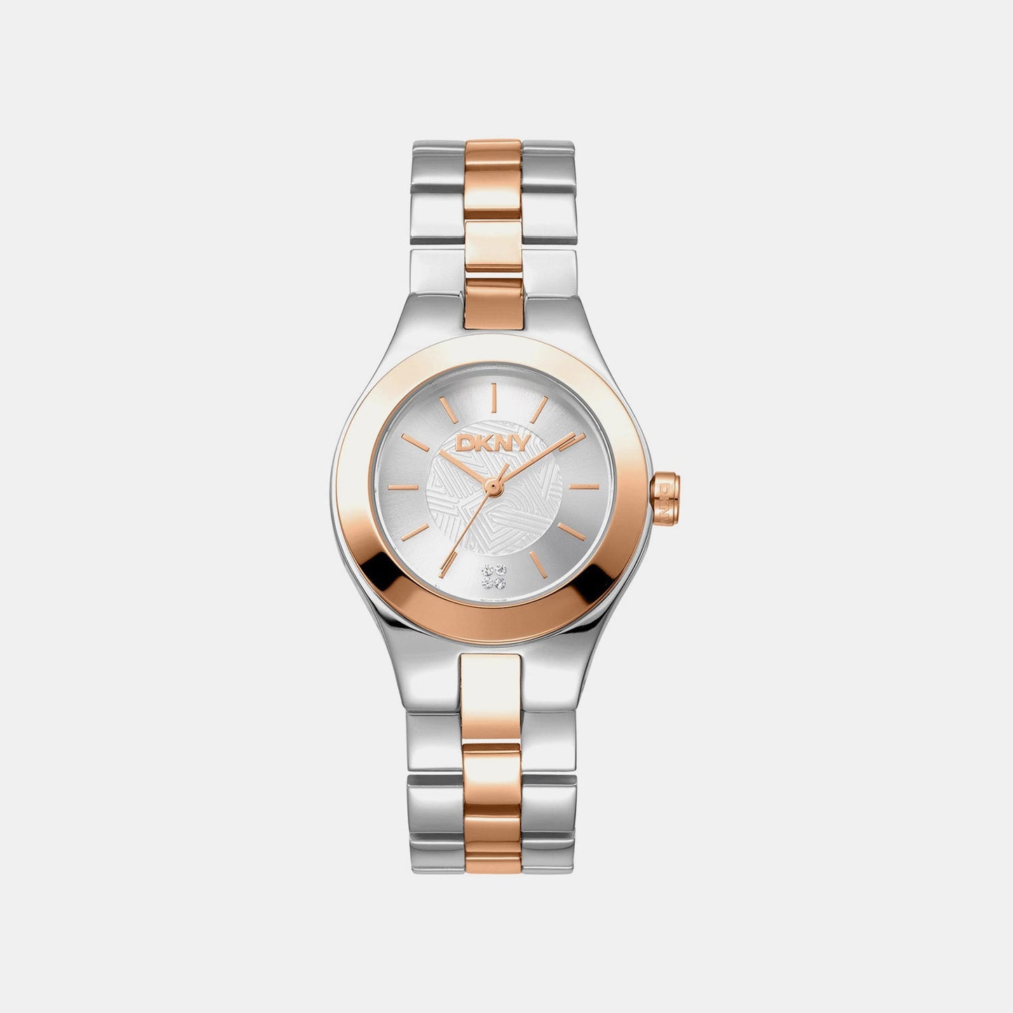 Parsons Midi Women Quartz Silver Dial Analog Stainless Steel Watch DK1L026M0075