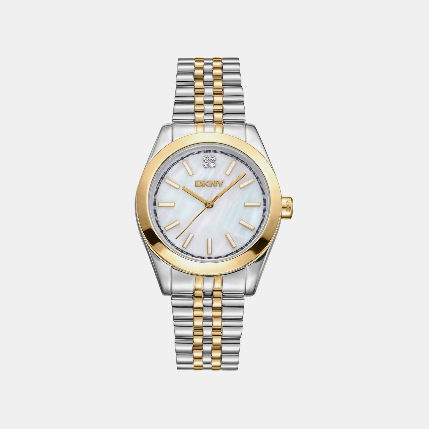 Nolita Midi Women Quartz Mother Of Pearl Dial Analog Stainless Steel Watch DK1L029M0075