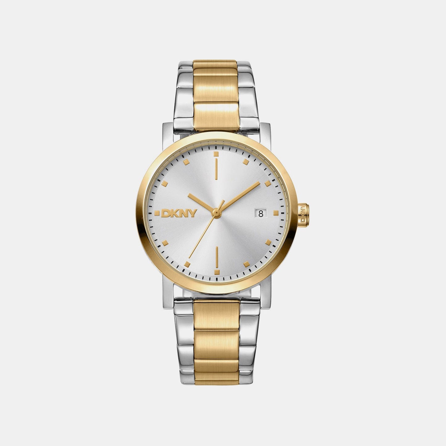 Soho Midi Women Quartz Silver Dial Analog Stainless Steel Watch DK1L036M0085