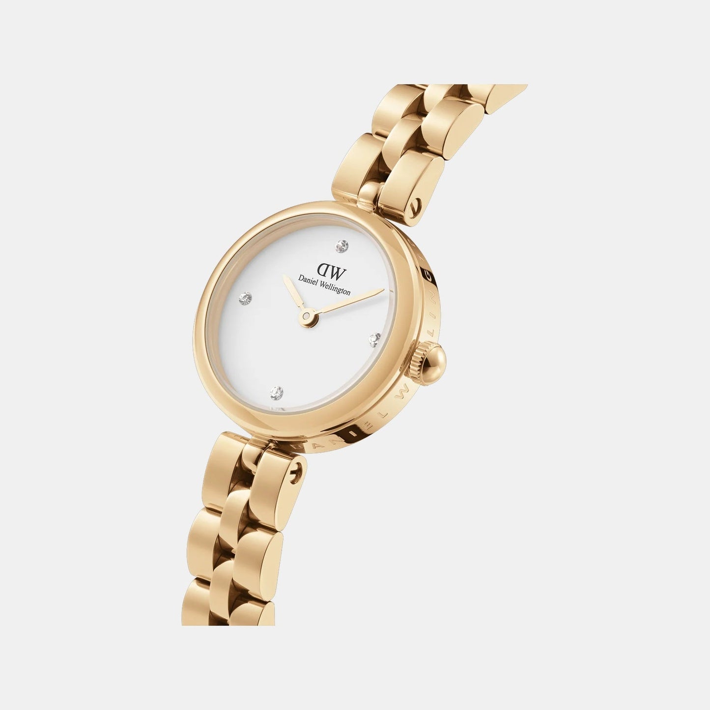 Elan Jewelry Women Quartz White Dial Analog Stainless Steel Watch DW00100715K