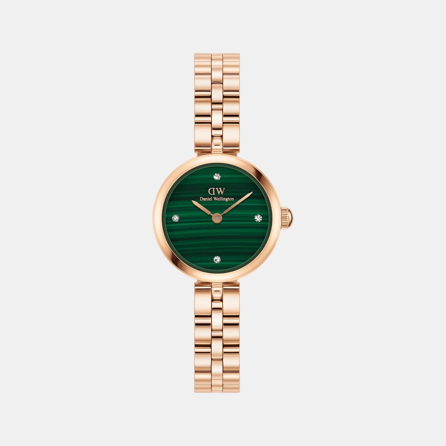 Elan Jewelry Women Quartz Green Dial Analog Stainless Steel Watch DW00100721K