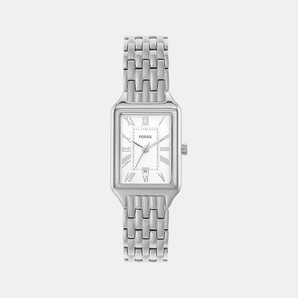 Raquel Women Quartz Silver Dial Analog Stainless Steel Watch ES5221