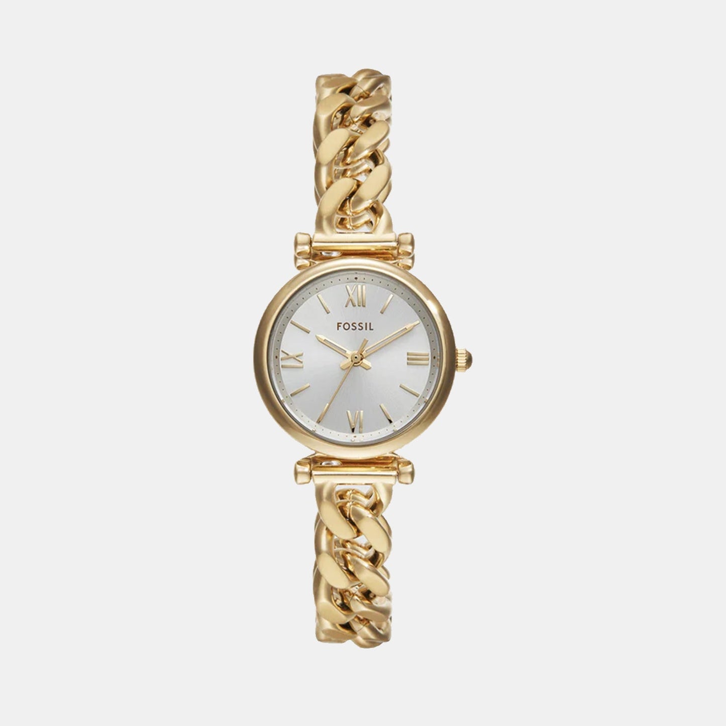 Carlie Women Quartz Silver Dial Analog Stainless Steel Watch ES5329
