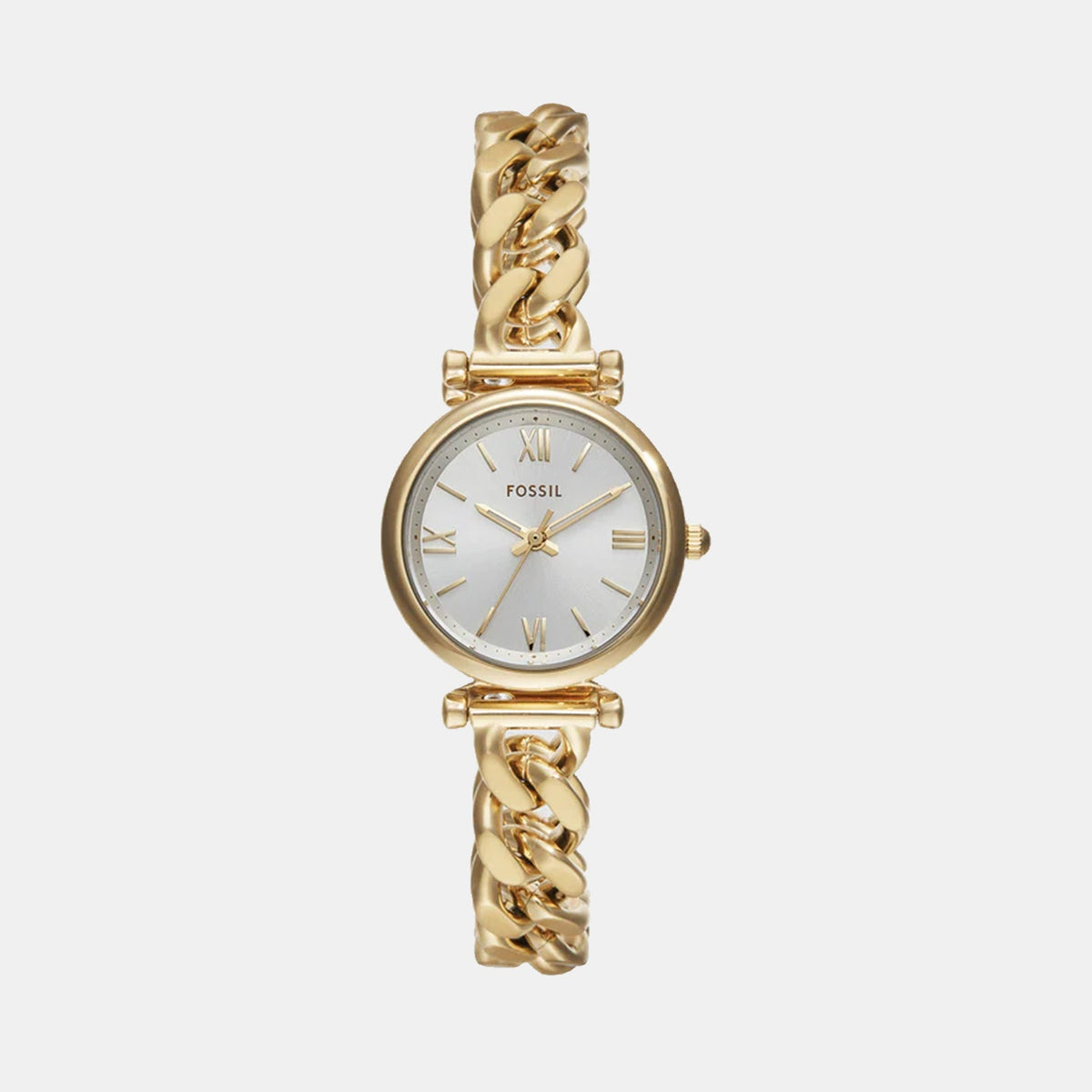 Carlie Women Quartz Silver Dial Analog Stainless Steel Watch ES5329