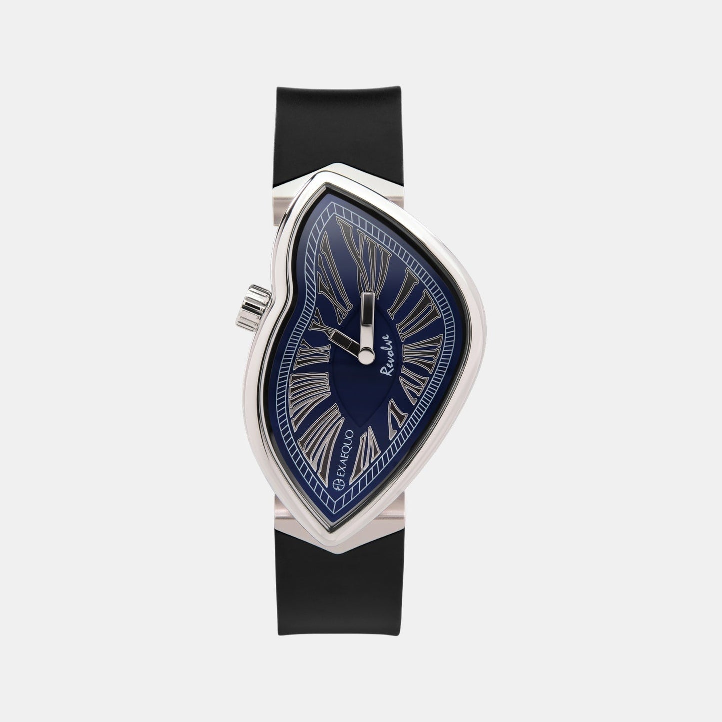 Revolve Unisex Quartz Blue Dial Analog Silicone Watch EX0031.0004