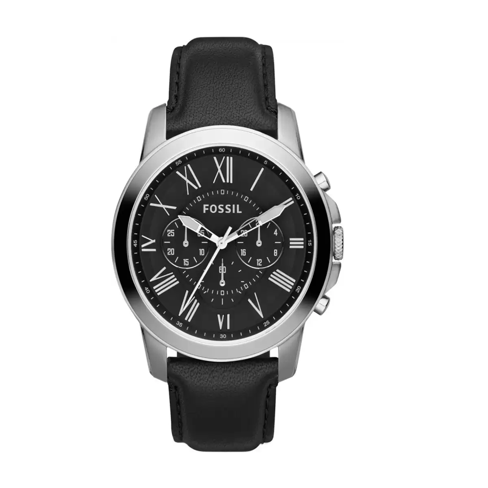 Fossil FS4812 Grant Chronograph Black Dial Men's Watch
