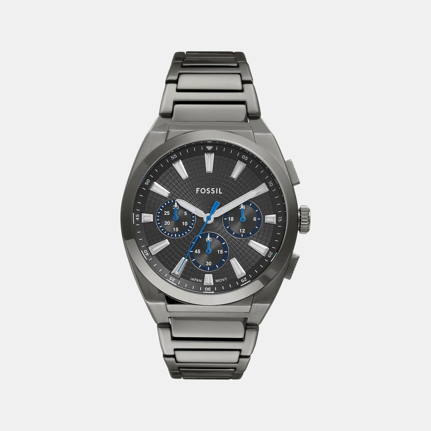 Everett Men Quartz Grey Dial Chronograph Stainless Steel Watch FS6107
