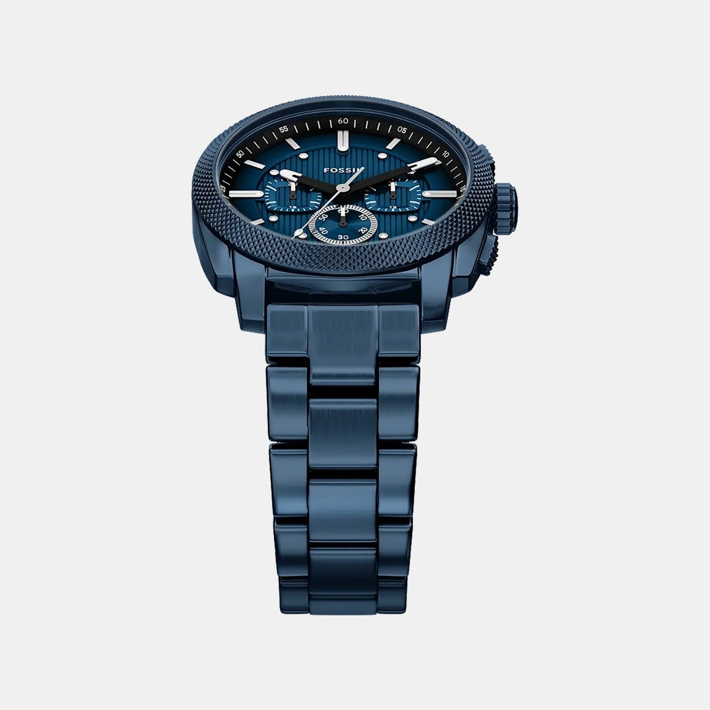 Machine Men Quartz Blue Dial Chronograph Stainless Steel Watch FS6167