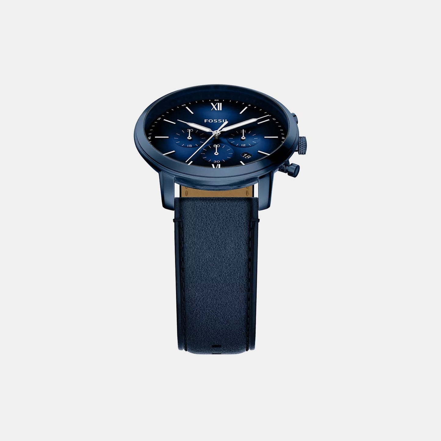 Neutra Men Quartz Blue Dial Chronograph Leather Watch FS6168