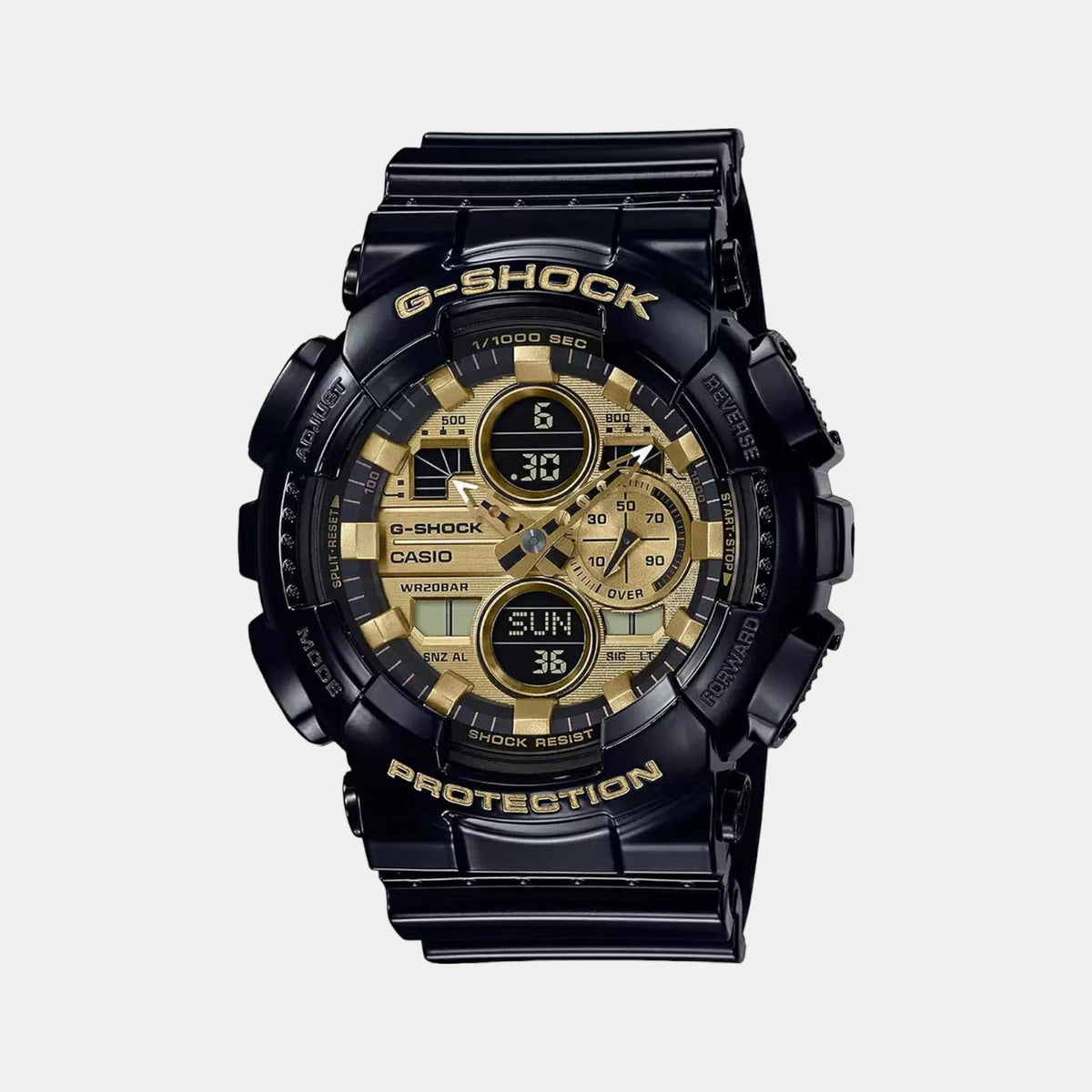 G-Shock Men Quartz Gold Dial Analog-Digital Resin Watch G1021