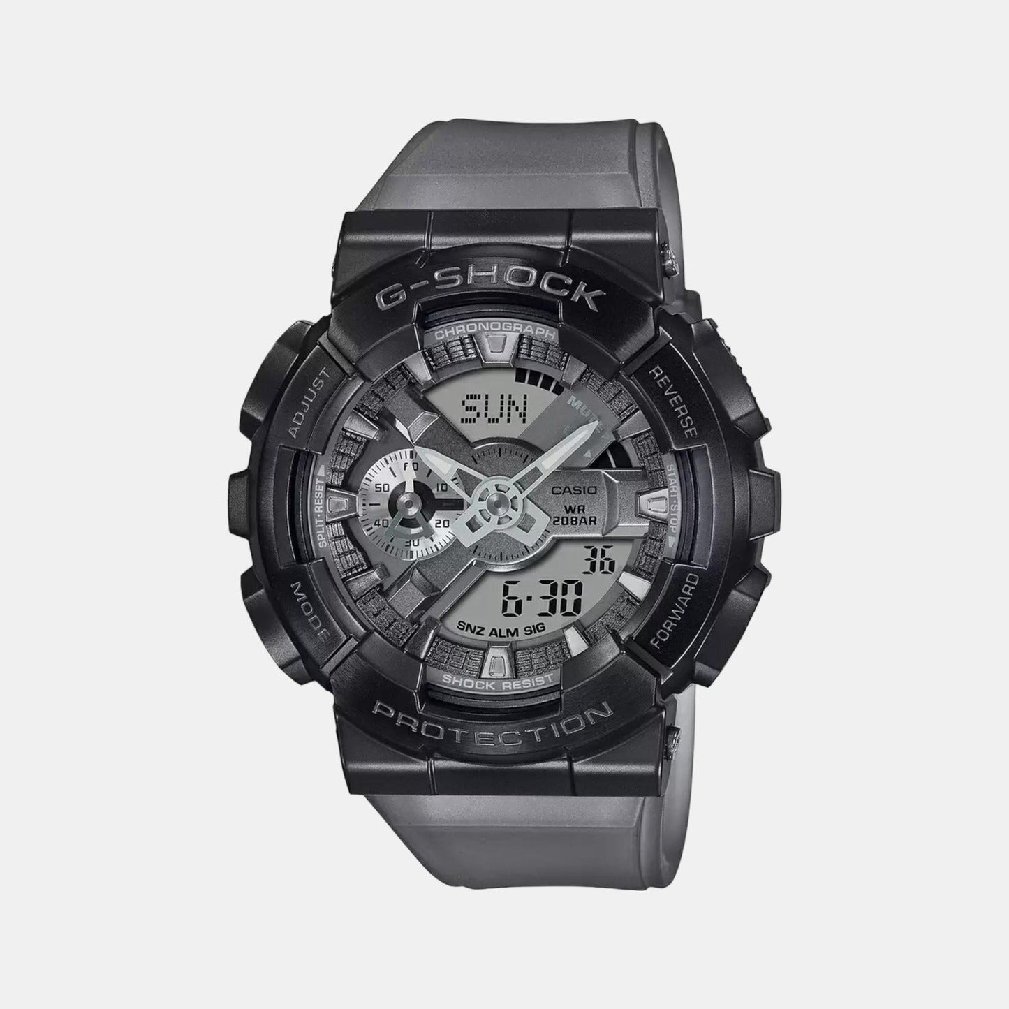 G-Shock Men Quartz Grey Dial Analog-Digital Resin Watch G1216