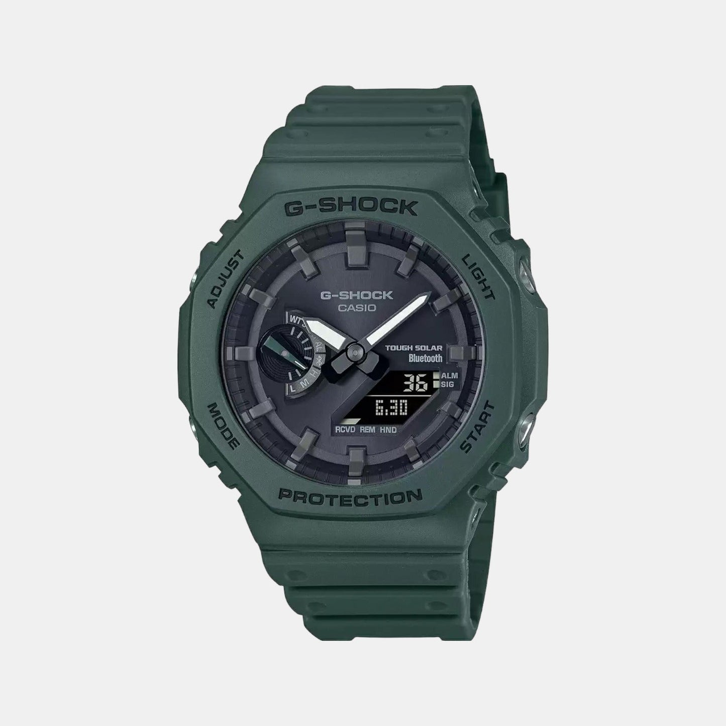 G-Shock Men Quartz Black Dial Analog-Digital Resin Watch G1244 - Casio watch