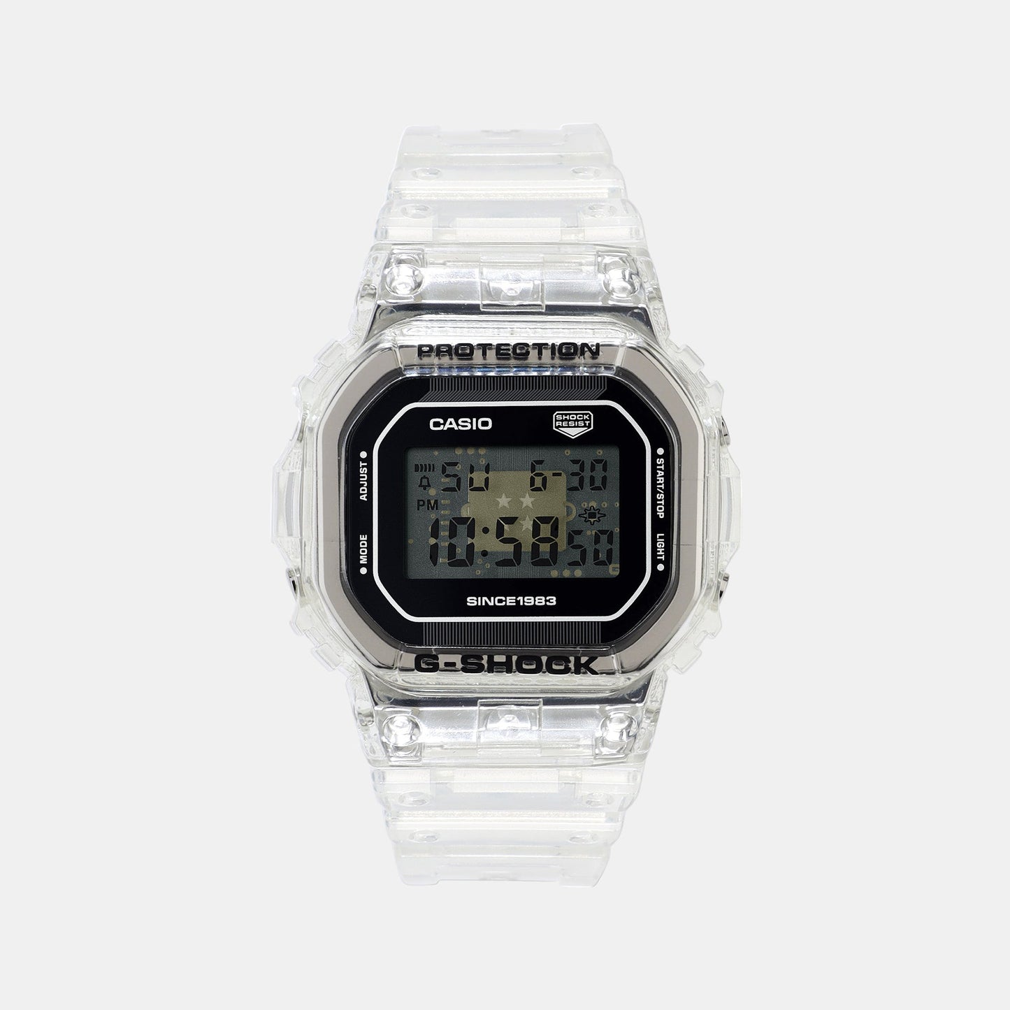 G-Shock Men Quartz Black Dial Digital Resin Watch G1438