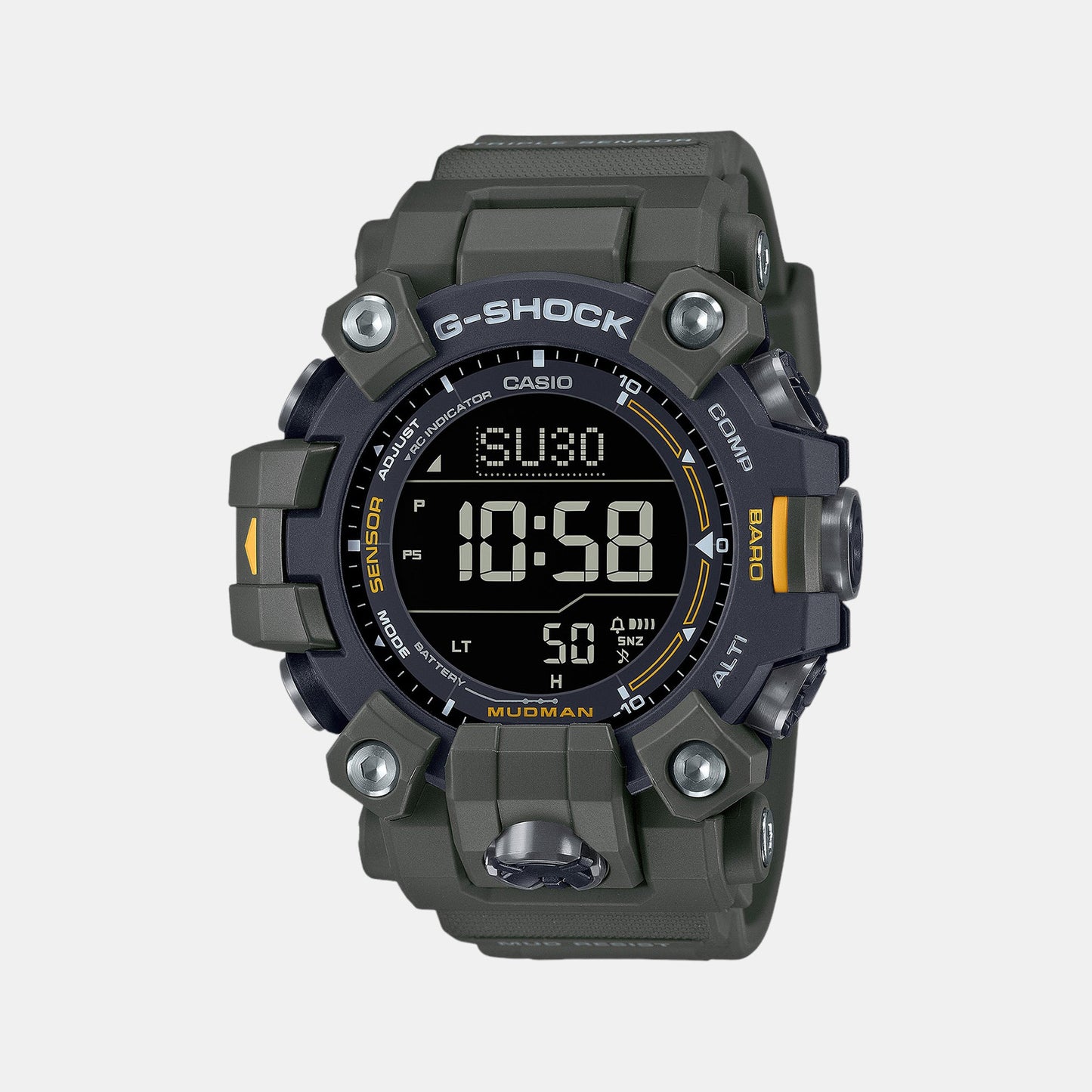 G-Shock Men Quartz Green Dial Digital Resin Watch G1445 - Casio watch