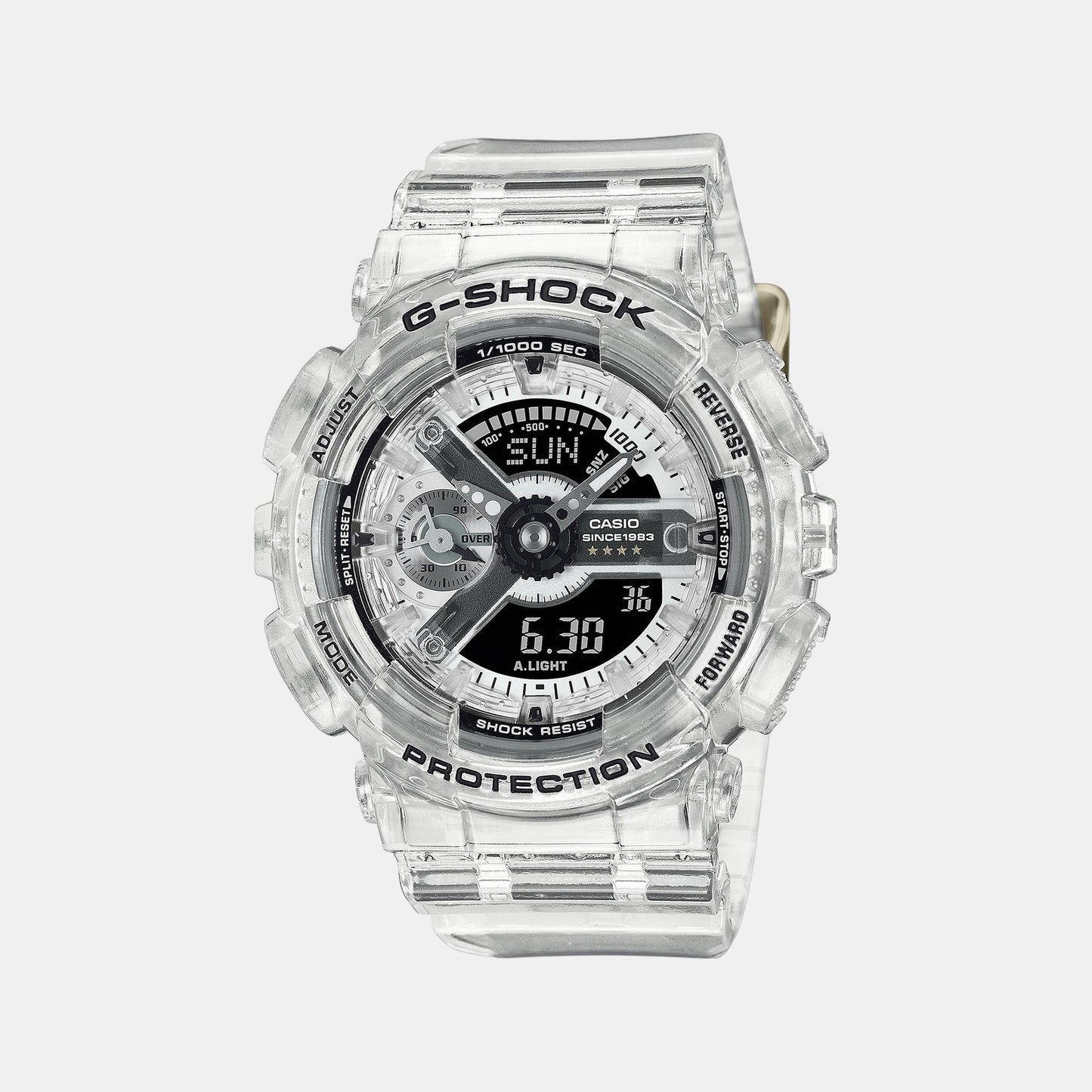 G-Shock Women Quartz Black Dial Analog-Digital Resin Watch G1447