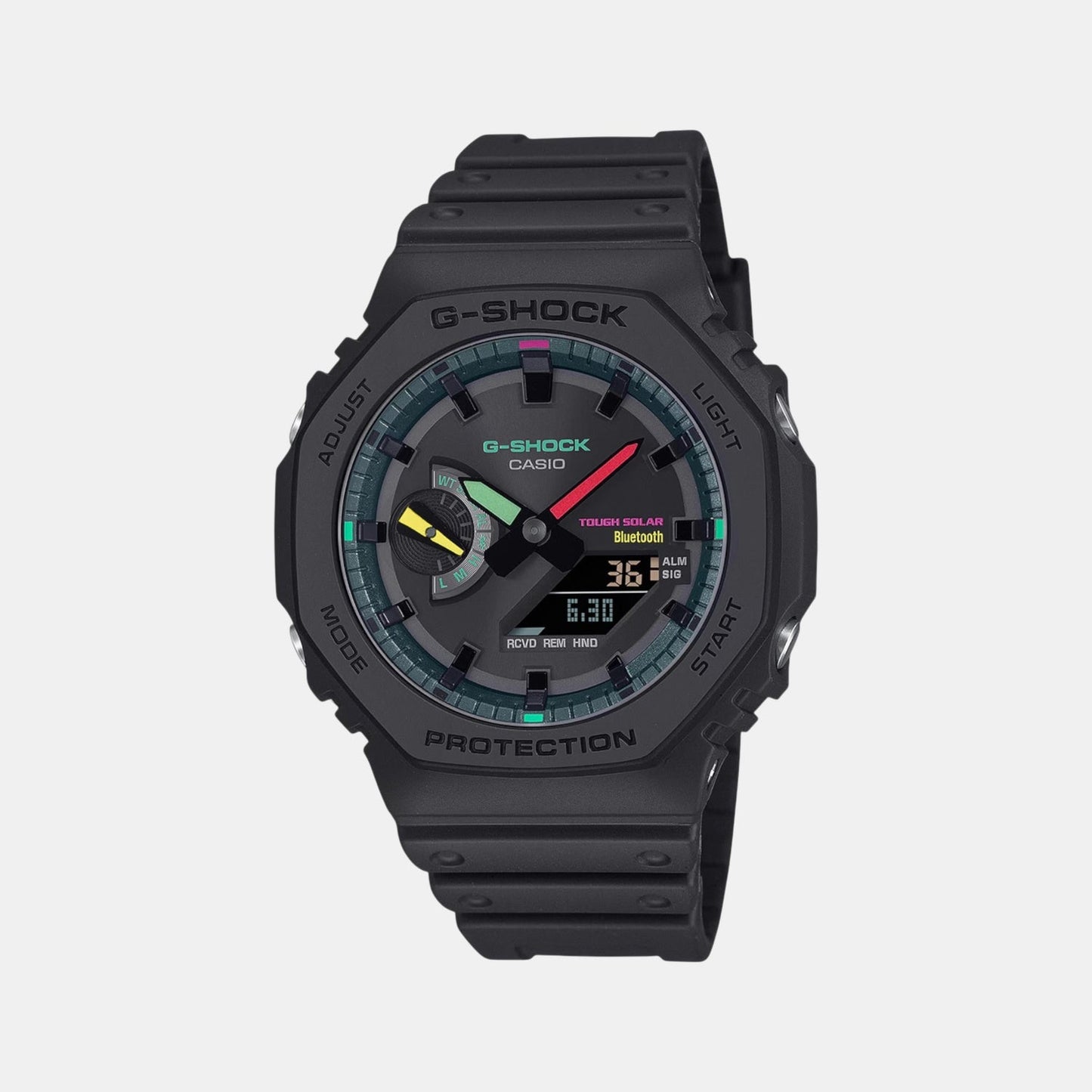 G-Shock Men Quartz Black Dial Analog-Digital Resin Watch G1554 - Casio watch