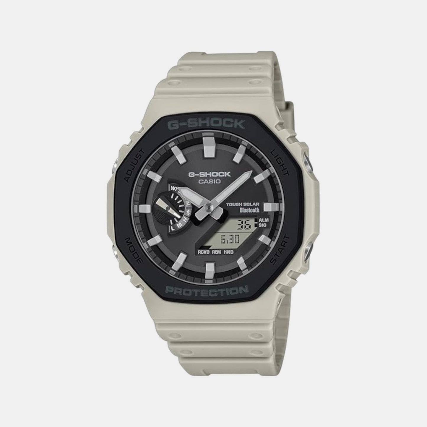 G-Shock Men Quartz Grey Dial Analog-Digital Resin Watch G1648 - Casio watch
