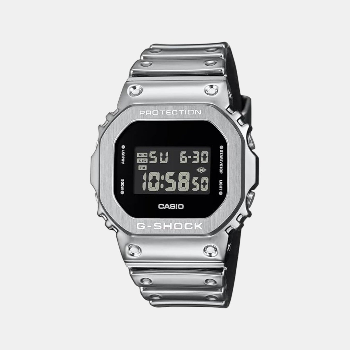 G-Shock Men Quartz Black Dial Digital Resin Watch G1666