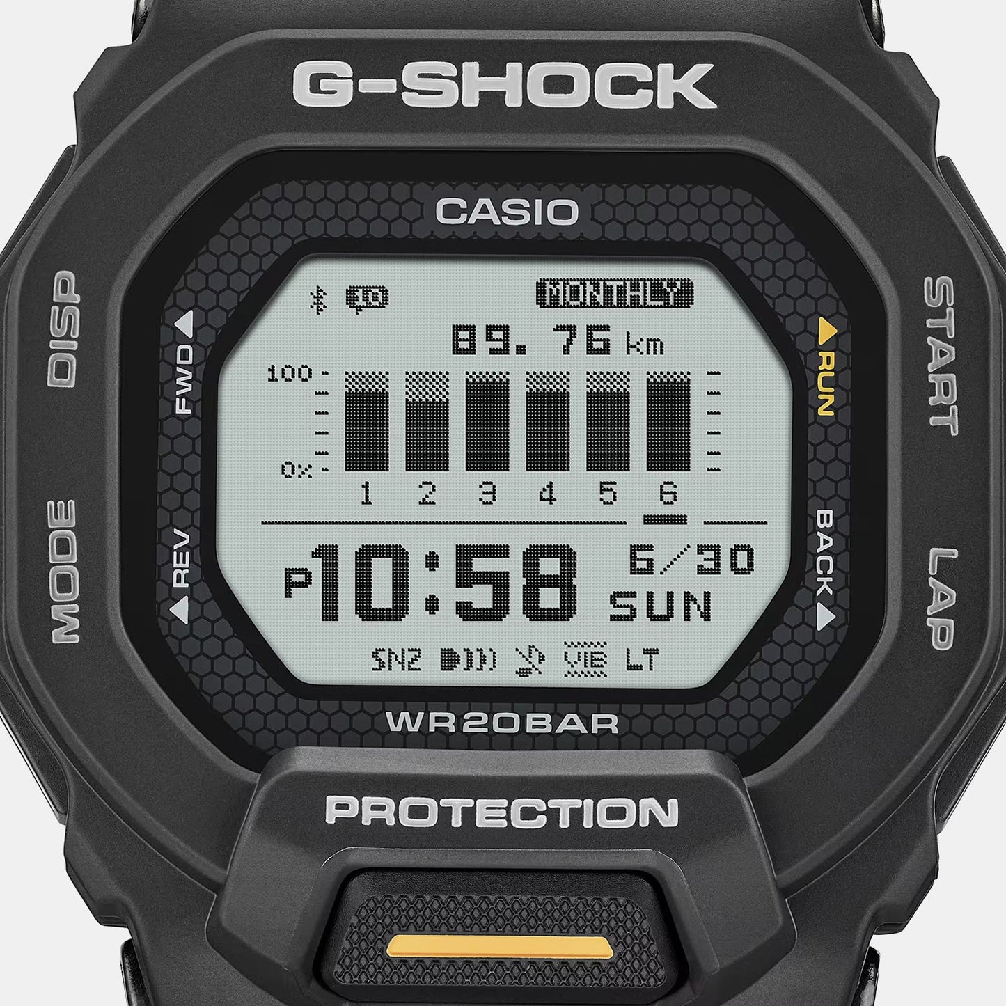 G-Shock Men Quartz Clear Dial Digital Resin Watch G1760