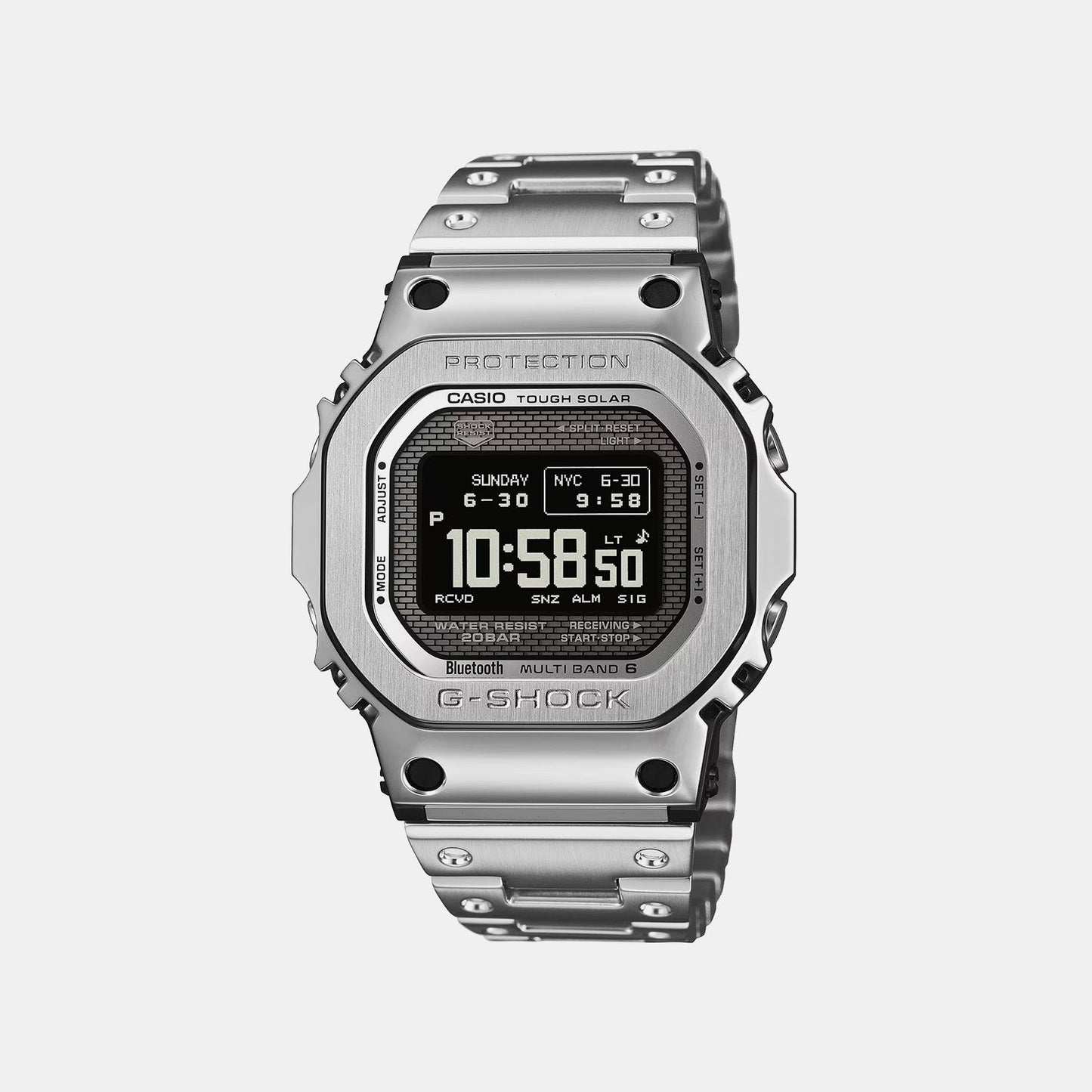 G-Shock Men Quartz Black Dial Digital Stainless Steel Watch G1768