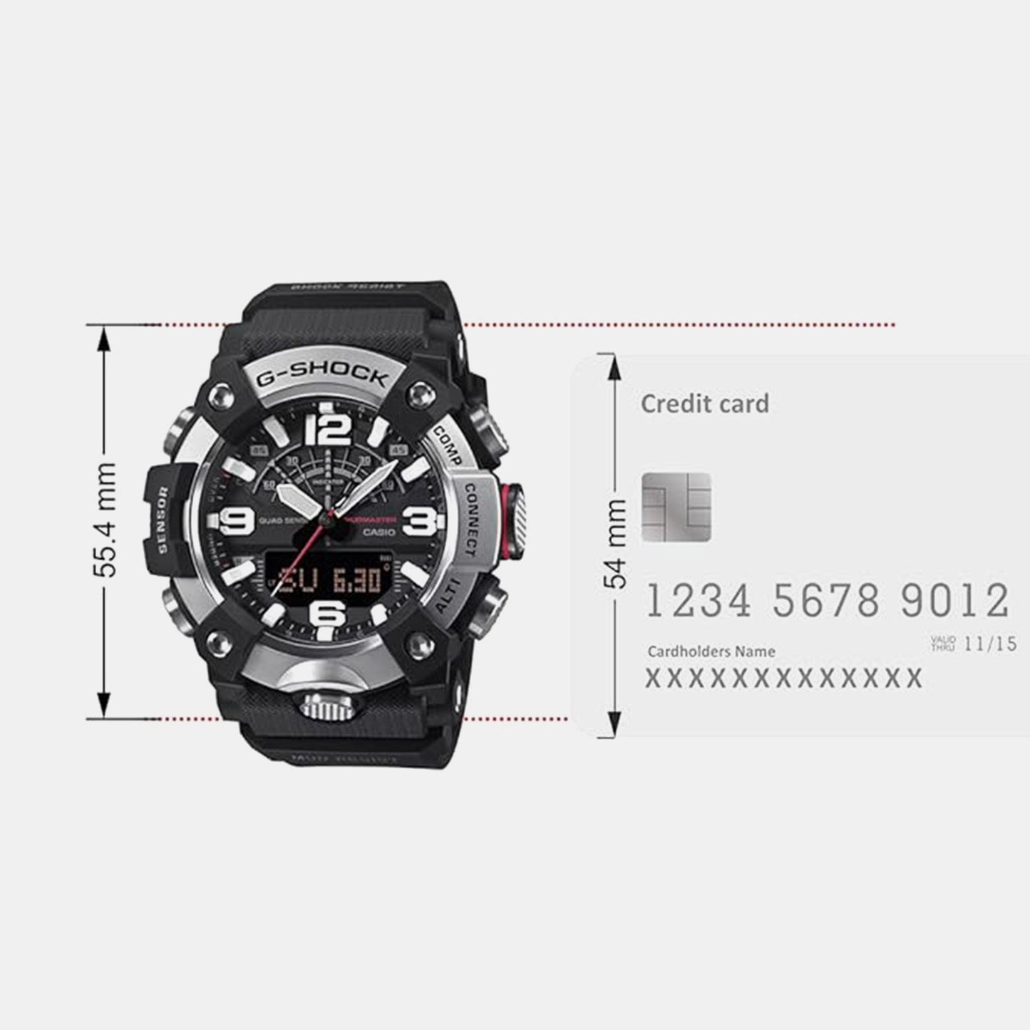 G-Shock Men Quartz Black Dial Analog-Digital Resin Watch G1787