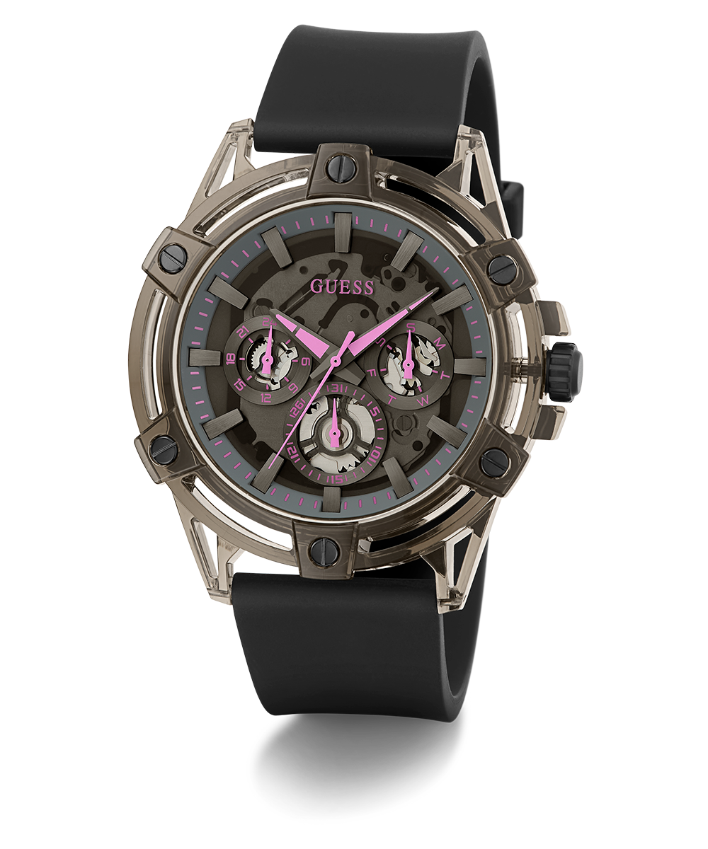 GUESS Mens Sporting Pink Limited Edition Watch