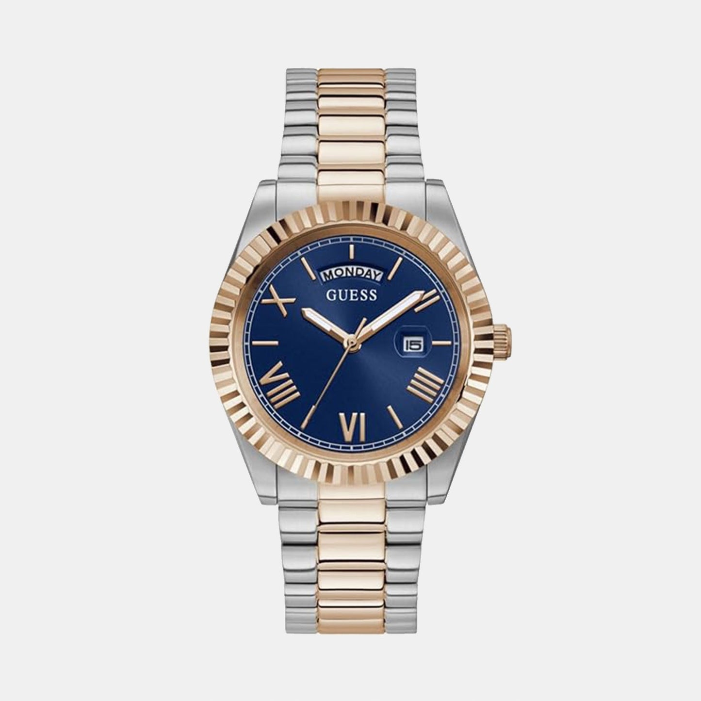 Gd Connoisseur Men Quartz Blue Dial Analog Stainless Steel GW0265G12 - Guess watch
