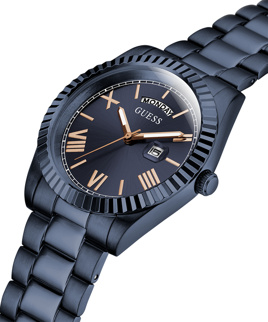 GUESS Mens Navy Day/Date Watch
