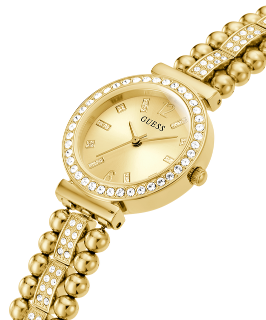 GUESS Ladies Gold Tone Analog Watch