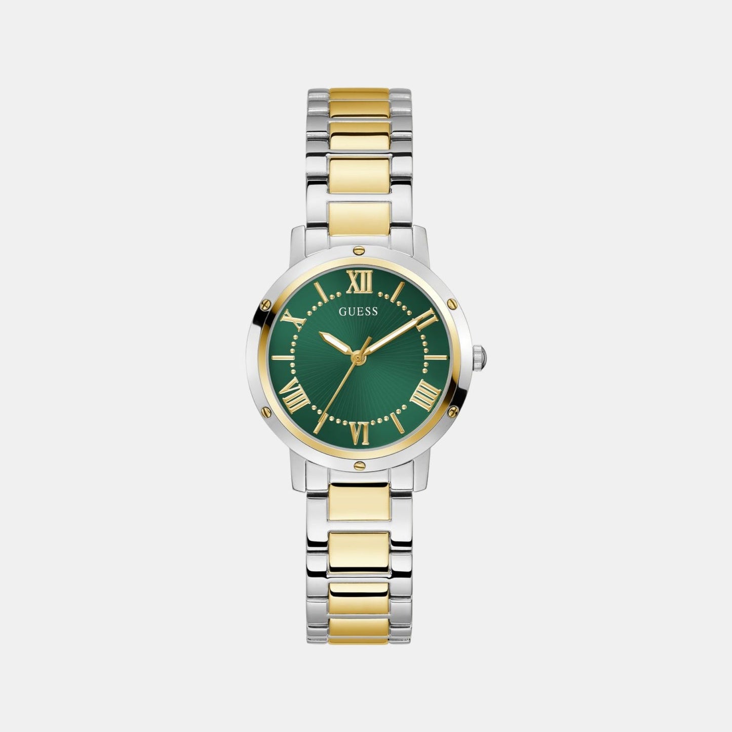 Gd Dawn Women Quartz Green Dial Analog Stainless Steel GW0404L5 - Guess watch