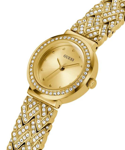 GUESS Ladies Gold Tone Analog Watch