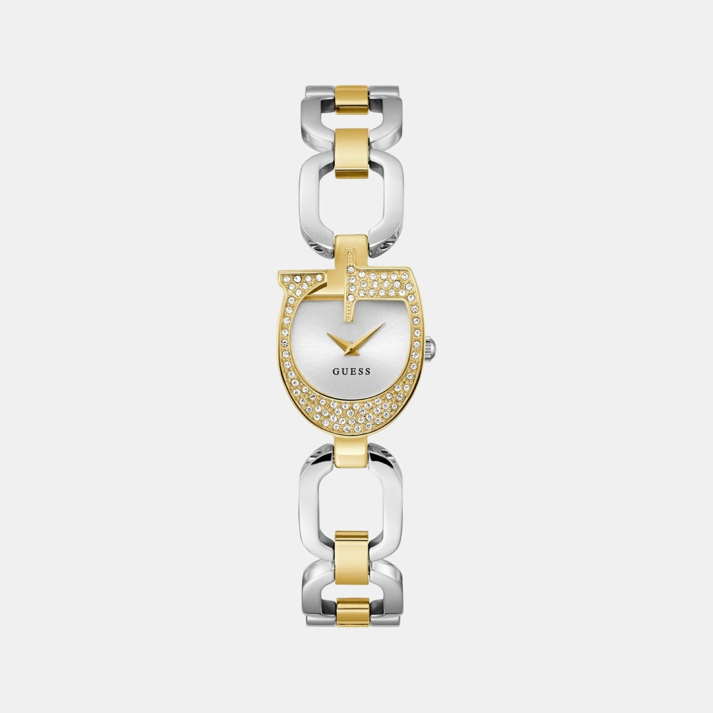 Gb Gia Women Quartz Silver Dial Analog Stainless Steel GW0683L6 - Guess watch
